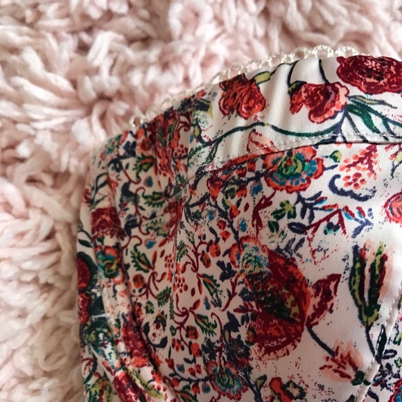 ⬇️ VS Floral Satin Longline Bustier Bra! - Picture 3 of 8